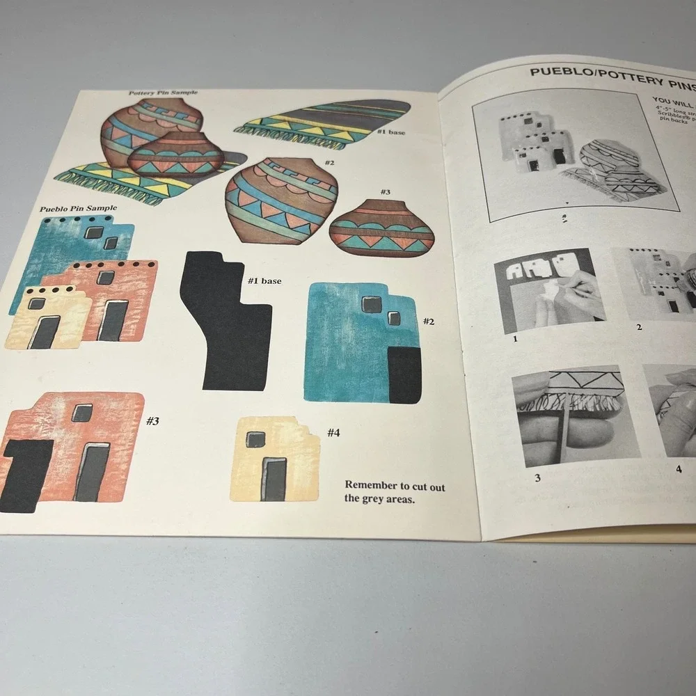 Hot‎ Off The Press Paper Sculpture Southwest Jewelry Book Kit Patterns
